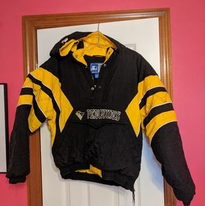 NHL Pittsburgh Penguins pullover Starter jacket.